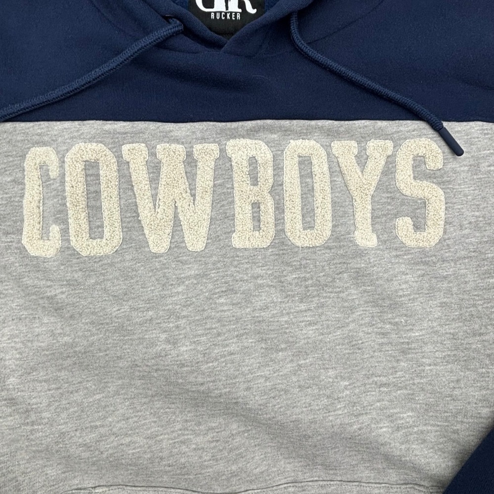 Darius Rucker Dallas Cowboys Hoodie Sweatshirt Football NFL Navy Blue Gray - Picture 5 of 7